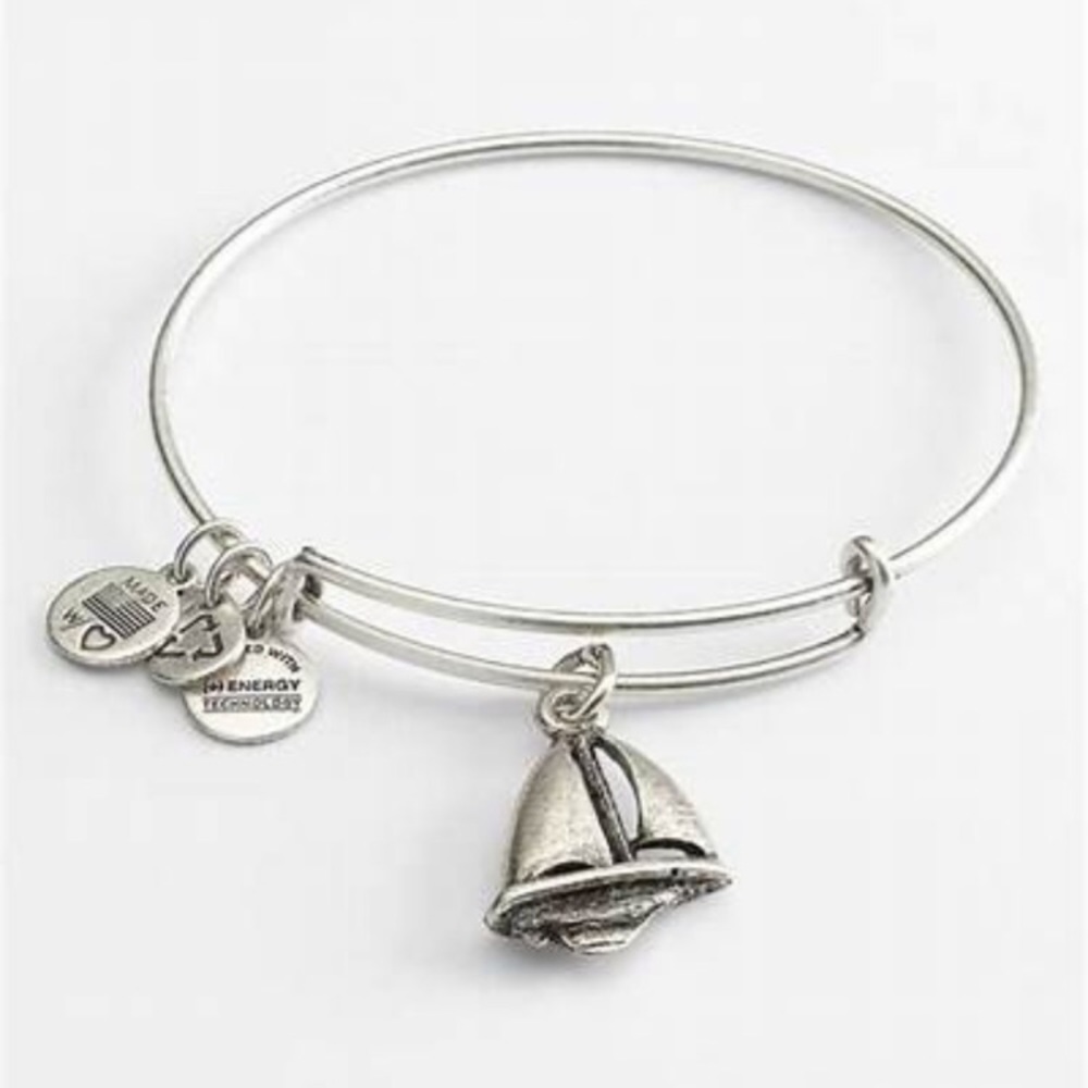 Alex and Ani Sailboat charm bracelet